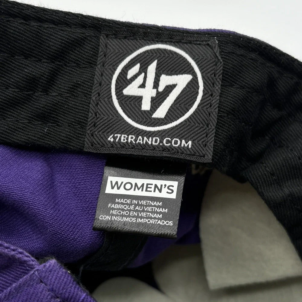 LSU Tigers Womens 47 Brand Hat Cap Strap‎ Back One Size Purple NCAA Football NEW